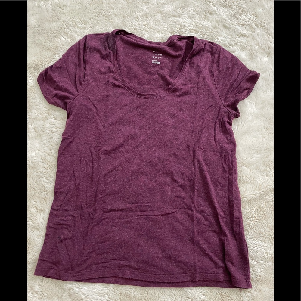 A New Day Target - Burgundy T Shirt - M